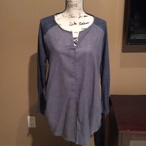 Lola & Sophie denim look blouse